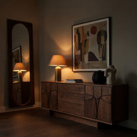 Solid Wood Sideboard Carved Living Room Dining, view 6