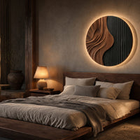 Minimalist Relief Wall Decor For Creative Workspace Interior, view 6