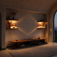 Low TV Console for a Wide Wall in an Open Living Room, view 6
