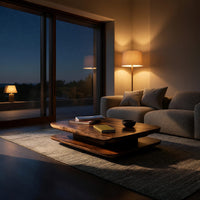 Two Thick Tiers, One Hidden Plinth: Coffee Table in Wood, view 6