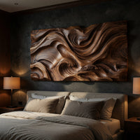 Book-Matched Boards, Carved Into a Rolling Sea Wall Panel, view 6 — view 6