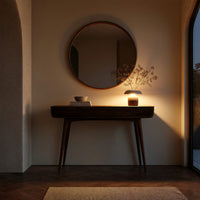 Console Table on Splayed Tapered Legs in Solid Walnut, view 6
