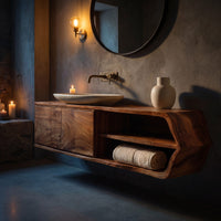 Solid Wood Bathroom Vanity, No. 97, view 6