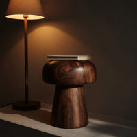 Solid Wood Chair Mushroom Stools Living Room Bedroom, view 6