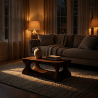 Thick Hardwood Blocks, Hollowed Into a Coffee Table, view 6