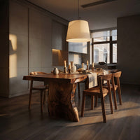 Rustic Live Edge Dining Table For Dining Area, view 6