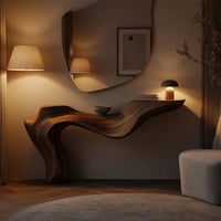 Wall-Hung Console Table for a Narrow Entry Corner, view 6