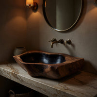 Solid Wood Sink Vanity Farmhouse Solid Bathroom, II, view 6