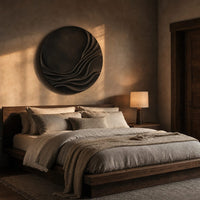 Wall Art Minimalist Organic Wall Sculpture For Entry Hall Interior, view 6