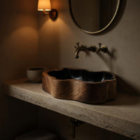 Solid Wood Sink Vanity Solid High End Bathroom, view 6