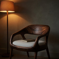 Solid Wood Chair Mid Century Living Room Area, view 6