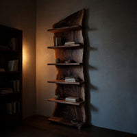 Solid Wood Standing Shelf Home, view 6