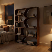 Hand-Shaped Bookcase with Branching Web Dividers, view 6