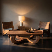 Rustic Solid Wood Table For Eclectic Interiors, view 6