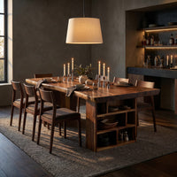 Modern Kitchen Table With Storage Cabinet, view 6