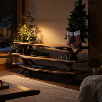 Three-Tier TV Console for an Open Living Room Wall, view 6