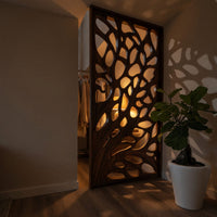 Solid Wood Room Divider Flowing Carved Living, view 6