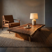 Organic Coffee Table For Tropical Villa Lounge, view 6