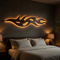 Braided Current Walnut Wall Relief, Low and Long, view 6 — view 6