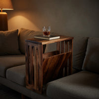 Solid Wood Sofa Arm Table Side Living Room, view 6