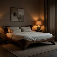 Solid Wood Bed Frame Bedroom, view 6