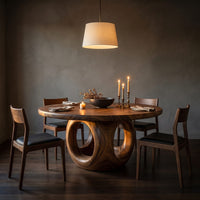 Coastal Round Kitchen Table For Outdoor Kitchen, view 6