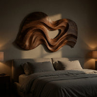 The Shape a River Leaves: Carved Wall Sculpture, view 6 — view 6