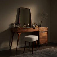 Solid Wood Dressing Table Handmade Vanity Bedroom, view 6