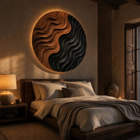 Wall Art Modern Organic Wall Sculpture For Breakfast Nook Interior, view 6