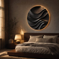 Mid Century Abstract Wall Decor For Resort Interior Space, view 6