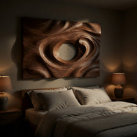 Dune Ripple Wall Relief, Cut and Carved by Hand, view 6 — view 6