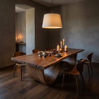 Sculptural Dining Table For Tropical Dining Space, view 6