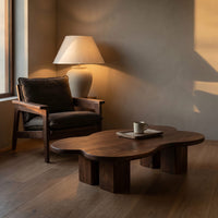 Contemporary Cloud Shape Coffee Table For Living Room Decor, view 6
