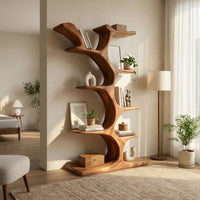 Tree Form Bookcase with Branching Open Arms, view 7