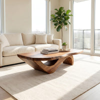 Mid Century Solid Wood Coffee Table Livingroom Decor Trick Or Treat, view 7