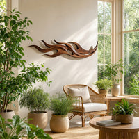 Wall Art Modern Carved Wall Sculpture For Conversation Area Interior, view 7