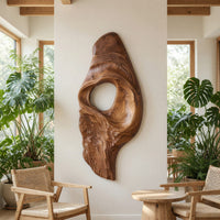 Hollowed Curve Wall Sculpture with an Open Core, view 7 — view 7