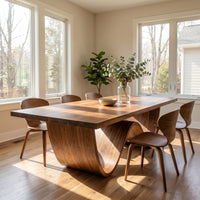 Sculptural Dining Table For Tropical Dining Space, view 7