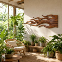 Mid Century Dimensional Wall Decor For Luxury Retreat Interior, view 7