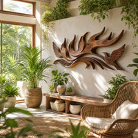Wall Art Scandinavian Contour Wall Decor For Lake House Interior, view 7