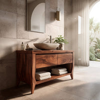 Solid Wood Bathroom Vanity Spa, view 7