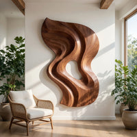The Shape a River Leaves: Carved Wall Sculpture, view 7 — view 7