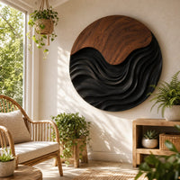 Wall Art Mid Century Artistic Wall Panel For Waiting Area Interior, view 7