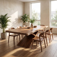 Minimalist Freeform Dining Table For Small Dining Space, view 7