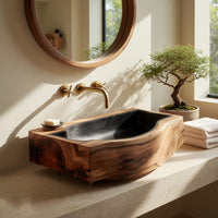 Solid Wood Sink Vanity Solid Bathroom Decor, view 7