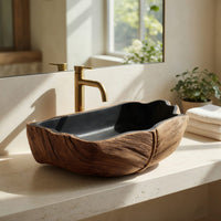Solid Wood Sink Vanity Farmhouse Solid Traditional Bathroom, view 7