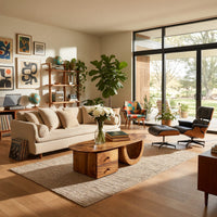 Two Drawers and a Long Breath: Oval Coffee Table, view 7