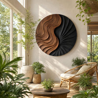 Contemporary Statement Wall Art For Open Living Interior, view 7
