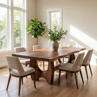 Live Edge Banquet Table For Wine Dining Room, view 7