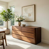 Solid Wood Sideboard Quiet Luxury Living Room, view 7